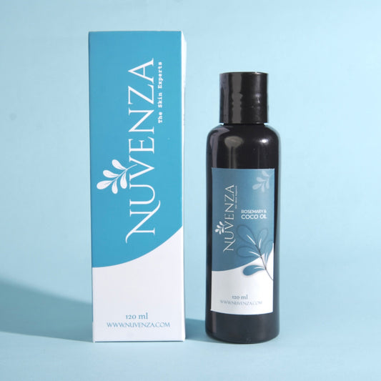 Nuvenza Rosemary + Coconut Hair Oil | Best For Long And Healthy Hair